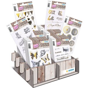 HERMA Креативні наклейки метелики золота та срібна фольга