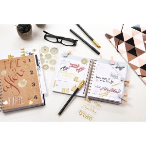 HERMA Креативні наклейки метелики золота та срібна фольга