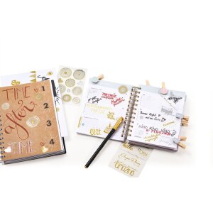 HERMA Креативні наклейки метелики золота та срібна фольга