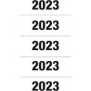 Номери років HERMA 2023 для папок, 60 x 26 мм, білі, постійний клей