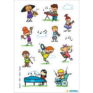 Наклейки HERMA музична школа