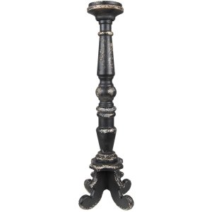 Підсвічник Clayre & Eef 5H0519 Ø 16x65 см Чорний