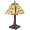 LumiLamp 5LL-6140 Настольная лампа Tiffany Ø 20x38 см E14-max 1x40W Желтый