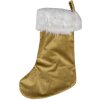 Clayre & Eef 64957 Різдвяна панчоха коричнева 30x1x45 см
