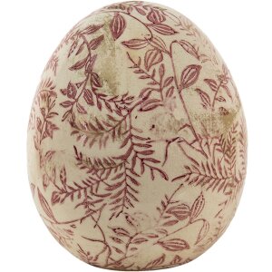 Яйце декоративне Clayre & Eef 6CE1402L рожеве, бежеве...