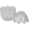 Clayre & Eef 6GL3384 Бонбоньєрка з кришкою яєчна прозора Ø 9x12 см