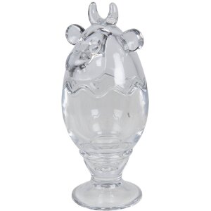 Clayre & Eef 6GL3387 Бонбоньерка с крышкой корова...
