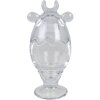 Clayre & Eef 6GL3387 Бонбоньєрка з кришкою корова Прозора Ø 8x19 см