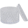 Clayre & Eef 6GL3391 Бонбоньєрка з кришкою прозора Ø 11x8 см