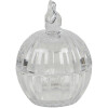 Clayre & Eef 6GL3393 Бонбоньерка с крышкой Кролик прозрачная 8x8x11 см