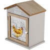 Clayre & Eef 6H2060 Яйцесховище Будиночок коричневе 19x13x23 см