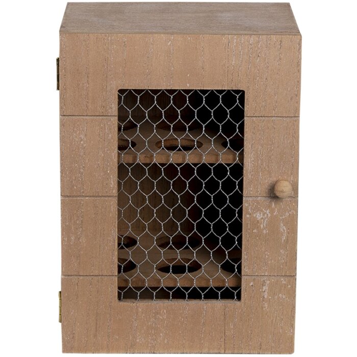 Шухляда для яєць Clayre & Eef 6H2061 коричнева 17x12x24 см