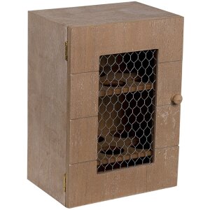 Clayre & Eef 6H2061 Шкаф для яиц коричневый 17x12x24 см