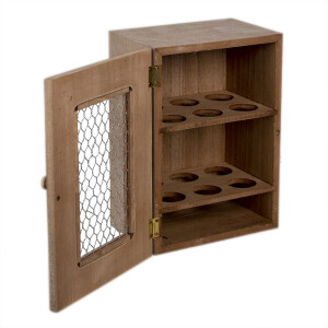 Шухляда для яєць Clayre & Eef 6H2061 коричнева 17x12x24 см