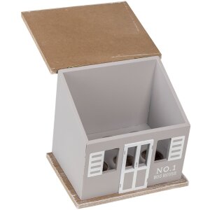 Clayre & Eef 6H2069 Шкаф для яиц Little House коричневый 20x14x18 см