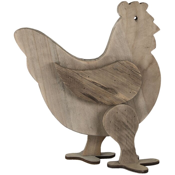 Clayre & Eef 6H2099 Декоративная курица коричневая 31x16x35 см