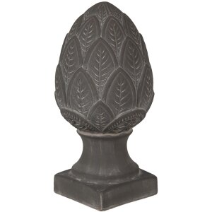 Clayre & Eef 6TE0398M Декоративная еловая шишка серая...