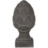 Clayre & Eef 6TE0398M Декоративная еловая шишка серая Ø 13x26 см