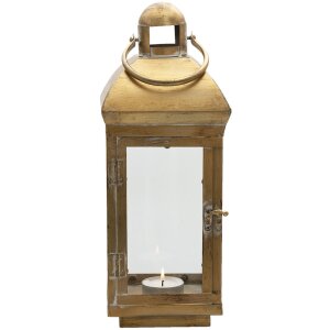 Clayre & Eef 6Y4643 Комплект из 2 фонарей медного цвета 20x20x58 см - 16x16x42 см