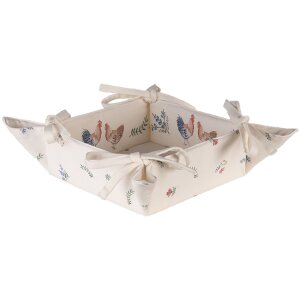 Кошик для хліба Clayre & Eef CAR47 Бежевий 35x35x8 см