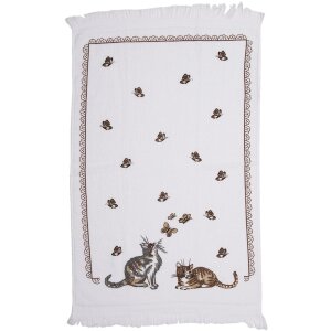 Рушник для гостей Clayre & Eef CT014 білий 40x66 см