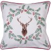 Clayre & Eef HCH21 Чехол для подушки белый, красный 40x40 см
