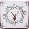 Clayre & Eef HCH21 Чехол для подушки белый, красный 40x40 см