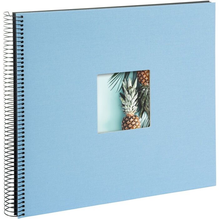 Спіральний альбом Goldbuch Bella Vista небесно-блакитний 34x30 см 40 чорних сторінок
