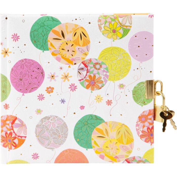 Ежедневник Goldbuch Celebrate! с замком 16,5x16,5 см 96 белых страниц