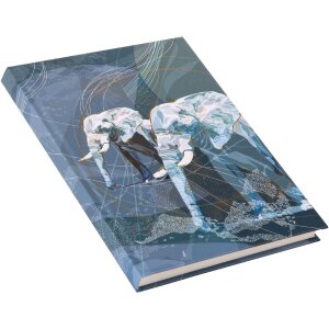 Блокнот Goldbuch Слони 15x22 см 200 білих сторінок