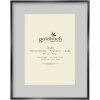 Металева фоторамка Goldbuch Scuro чорна з паспарту 13x18 см