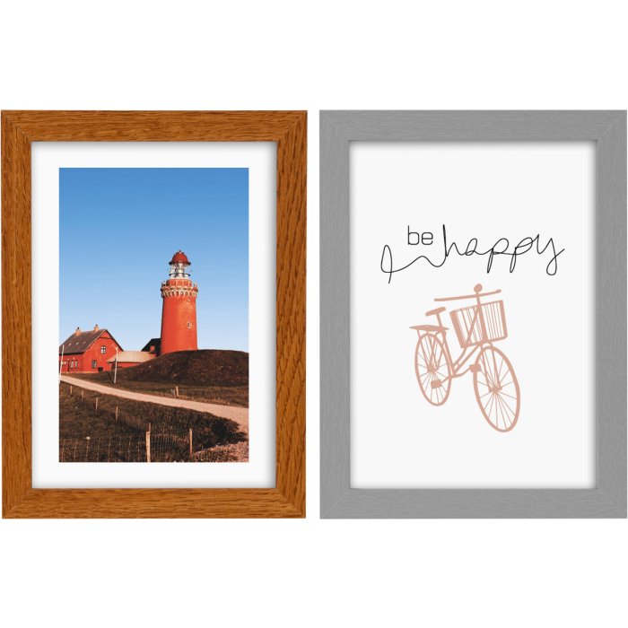 Фоторамка Goldbuch Sylt 10x15 см до 20x30 см сіра та коричнева