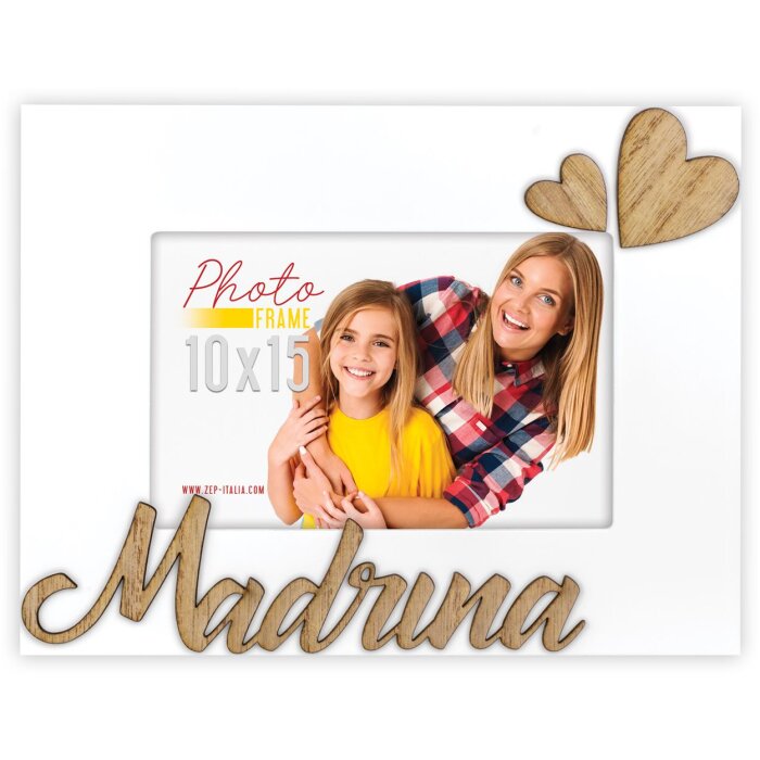 ZEP Деревяна фоторамка Madrina біла 10x15 см