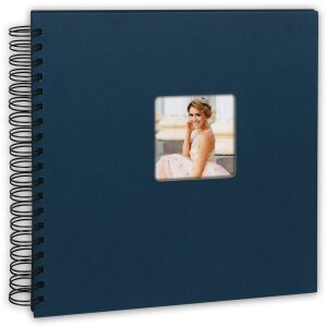 Альбом на спирали ZEP Misty blue 25x25 см 50 черных страниц