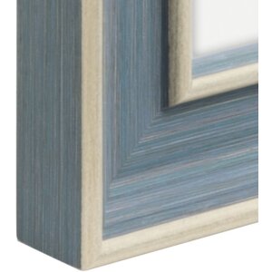 Пластикова рамка Hama Rustic сіро-блакитна 13x18 см з паспарту 10x15 см