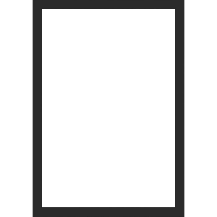 Деревянная рама Walther Аликанте черное антибликовое стекло 35x100 см