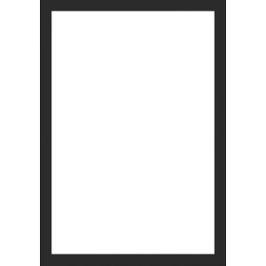 Деревянная рама Walther Аликанте черное антибликовое...