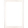 Деревяна рамка Walther Bilbao зі сріблястим кантом 40x50 см біле антиблікове скло