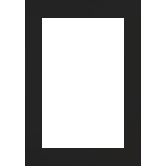 Деревяна рамка для вальтера Getafe чорна 18x24 см з антибліковим склом