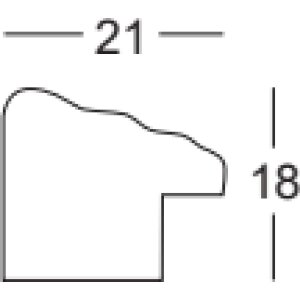 Деревяна рамка Walther Palma біла 60x90 см з антибліковим склом