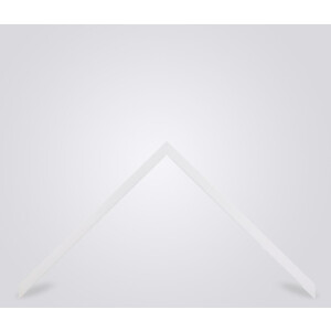 Деревяна рамка Walther Валенсія прозоре скло біле 50x70 см