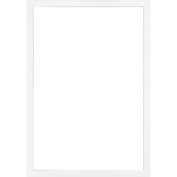 Деревяна рамка Walther Валенсія прозоре скло біле 70x100 см