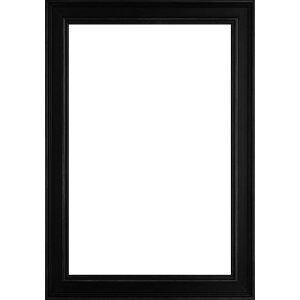 Деревяна рамка Walther Granada чорна 18x27 см, прозоре скло