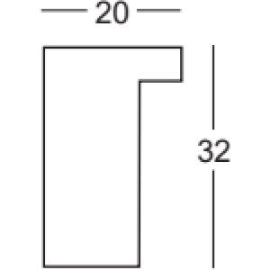 Деревяна рамка Walther Madrid 10x10 см венге прозоре скло