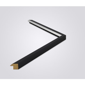 Деревяна рамка Walther Gijon чорна 27x48 см прозоре скло