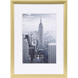 Алюмінієва рамка Henzo Manhattan gold 13x18 см з паспарту...