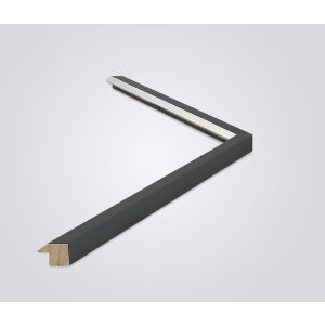 Деревяна рамка Walther Gijon антрацит 9x13 см прозоре скло