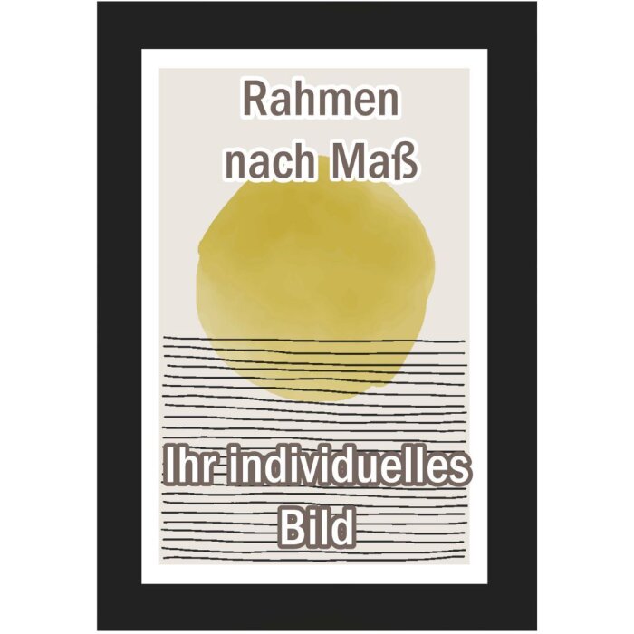 Вальтер деревяна рамка Sabadell 59.4x84.1 см чорне прозоре скло