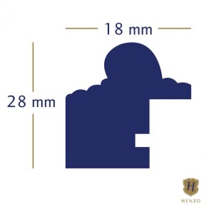 Деревяна фоторамка Верона 10x15 см темно-коричнева