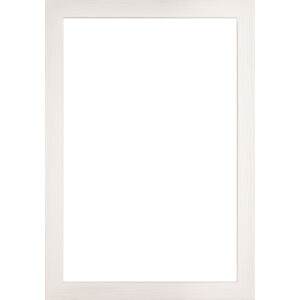 Деревяна рамка Walther Malaga біла 40x60 см, прозоре скло